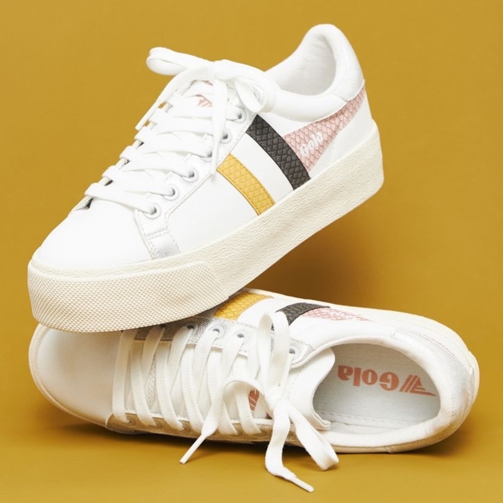 Anthropologie Gola Orchid Platform Sneakers Sz 9 NIB